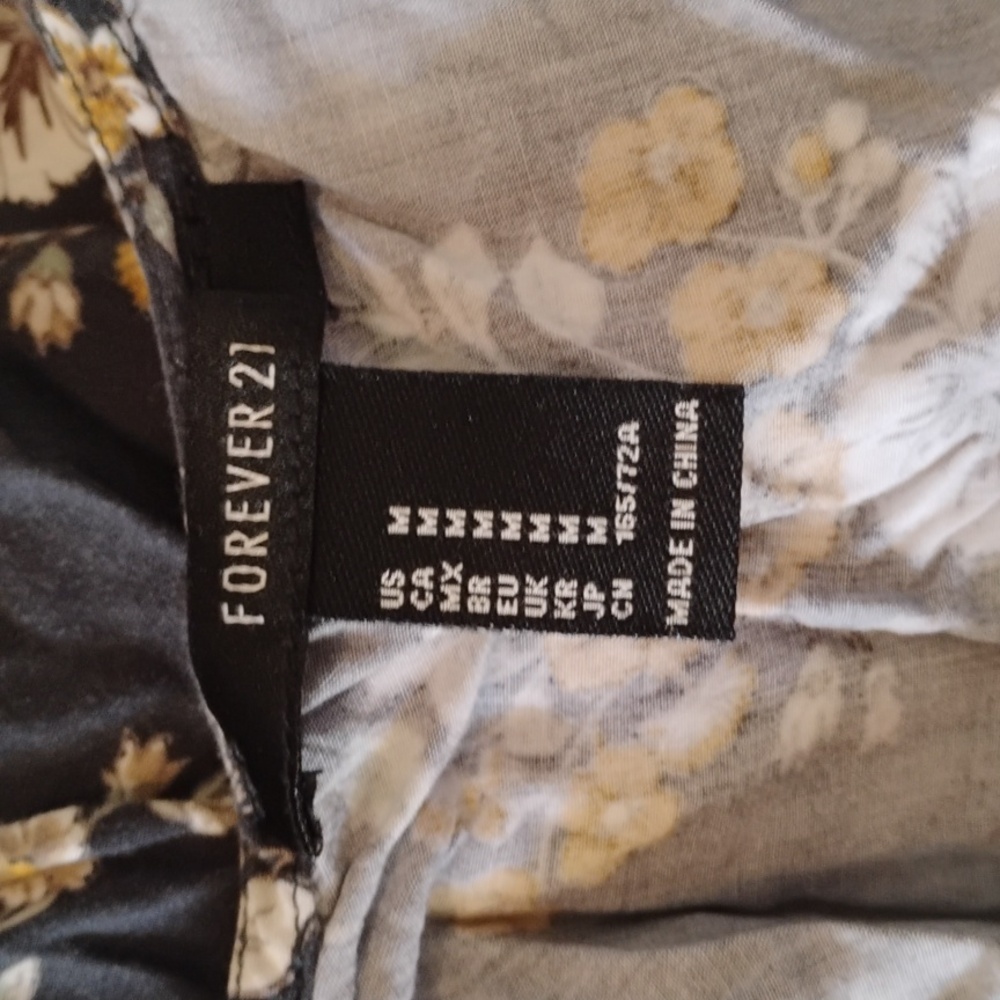 Forever 21 Navy Floral Jumpsuit - Picture 3 of 5